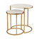 Solen Accent Table - Set of 2 - Aged Gold (91|S0115-11769/S2)