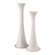 Bonnie Candleholder - Set of 2 Alabaster (91|S0037-11226/S2)