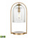 Bell Jar 20'' High 1-Light Desk Lamp - Aged Brass - Includes LED Bulb (91|S0019-9579-LED)