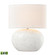 Fresgoe 20'' High 1-Light Table Lamp - White - Includes LED Bulb (91|H019-7257-LED)