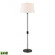 Roseden Court 62'' High 1-Light Floor Lamp - Black - Includes LED Bulb (91|H0019-9569B-LED)