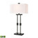 Roseden Court 34'' High 1-Light Table Lamp - Matte Black - Includes LED Bulb (91|H0019-9568-LED)