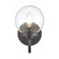 Fairbanks 8.5'' High 1-Light Sconce - Matte Black with Clear (91|EC89930/1)