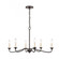 Quinn 30'' Wide 6-Light Chandelier - Old Bronze (91|EC89689/6)