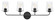 Large Four Light Vanity (1118101|853454BK-CL)