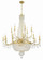 Haywood 22 Light Aged Brass Chandelier (205|HWD-7722-AG)