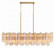 Addis 51.75'' Aged Brass Linear Chandelier (205|ADD-317-AG-AM)