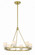 Aragon 6 Light Soft Brass Chandelier (205|ARA-10264-SB-ST)