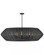 Extra Large Drum Chandelier (87|40386BLK)