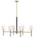 Medium Six Light Linear (87|46955BK-LCB)