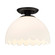 Golden Lighting Dorinda 1-light Semi-Flush Mount in Matte Black (36|6954-SF BLK-OP)
