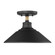 Golden Lighting Journey 1-light Semi-Flush Mount in Natural Black (36|3318-SF NB)