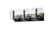Yep by Golden Lighting Aenon 3-light Vanity in Matte Black (36|3164-BA3 BLK-HWG)