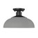 Yep by Golden Lighting Levitt 1-light Outdoor Ceiling in Natural Black and Natural Gray shade (36|2866-OSF NB-NG)