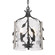 Golden Lighting Calla 3-light Pendant in Natural Black (36|3160-3P NB-HWG)