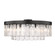 Golden Lighting Ciara 9-light Semi-Flush Mount in Matte Black (36|1768-9SF BLK-HWG)
