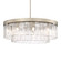 Golden Lighting Ciara 9-light Chandelier in White Gold (36|1768-9 WG-HWG)