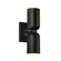 Nola 12-in Black 2 Lights Damp-Rated Wall Sconce (461|WS57712-BK)