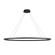 Ovale 53-in Black Dimmable LED Linear Pendant (461|LP79153-BK)