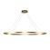 Ovale 53-in Brushed Gold LED Linear Pendant (461|LP79153-BG)