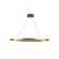 Ovale 40-in Brushed Gold LED Linear Pendant (461|LP79140-BG)