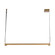 Laurence 41-in Vintage Brass LED Linear Pendant (461|LP46841-VB)