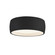 Savile 6-in Black Dimmable LED Flush Mount (461|FM82106-BK)