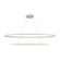 Ovale 2 Layer White Dimmable LED Chandelier (461|CH79253-WH)