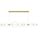 Atomo 74'' LED Chandelier In Gold With Clear Glass (4304|47257-016)