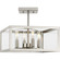 Hilllcrest Collection 13 in. Four-Light Brushed Nickel Transitional Semi-Flush Mount Light (149|P350264-009)