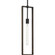 Boundary Collection One-Light Matte Black Roasted Chicory Modern Pendant (149|P500444-31M)