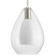 Carillon Collection One-Light Brushed Nickel Contemporary Pendant (149|P500438-009)