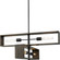 Boundary Collection Four-Light Matte Black Roasted Chicory Modern Chandelier (149|P400370-31M)