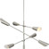 Cornett Collection Six-Light Brushed Nickel Contemporary Chandelier (149|P400380-009)