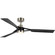 Belen Collection 60-in Three-Blade Brushed Nickel Modern Ceiling Fan with Matte Black Blades (149|P250111-009-30)