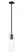 1 Light  Pendant (276|824P-ROD-MB)
