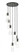 7 Light Chandelier (276|824P-7R-MB)