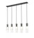 5 Light Linear Chandelier (276|824P-5L-MB)