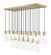 23 Light Linear Chandelier (276|824P-23L-MGLD)