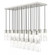 23 Light Linear Chandelier (276|824P-23L-BN)