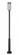 1 Light Outdoor Post Mounted Fixture (276|5005PHB-5010P-BK-LED)