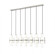7 Light Linear Chandelier (276|1946P-7L-BN)