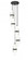 5 Light Chandelier (276|1946P-5R-MB)