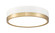 1 Light Flush Mount (276|1006F12-MW-MGLD-LED)