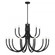 Sorrento 15-Light Chandelier in Matte Black (128|1-6682-15-89)