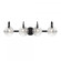 Addison 4-Light Bathroom Vanity Light in Matte Black (128|8-3981-4-BK)