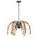 Grecian 6-Light Chandelier in Champagne Mist with Coconut Shell by Breegan Jane (128|1-2579-6-26)