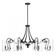 Calgary 8-Light Chandelier in Matte Black (128|1-4570-8-89)