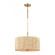 Abaca 18'' Wide 4-Light Chandelier - Brushed Gold (91|32474/4)