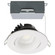 12 Watt LED Direct Wire Downlight; Gimbaled; 3.5 Inch; CCT Selectable; Round; Remote Driver; White (27|S11624R1)